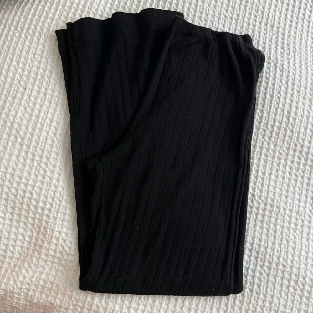 Donni Pointelle Simple Crop Pant